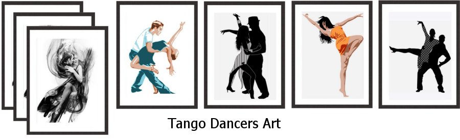 Tango Dancers Art Prints